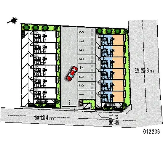 ★手数料０円★松戸市下矢切　月極駐車場（LP）